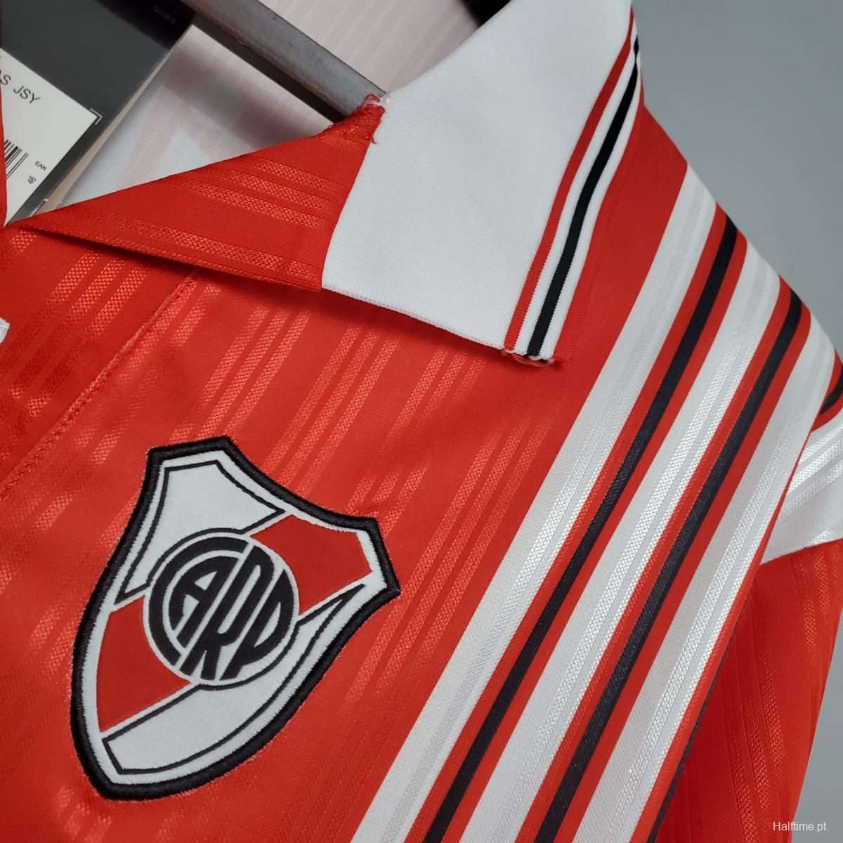 Retro River Plate 95/96 away Soccer Jersey