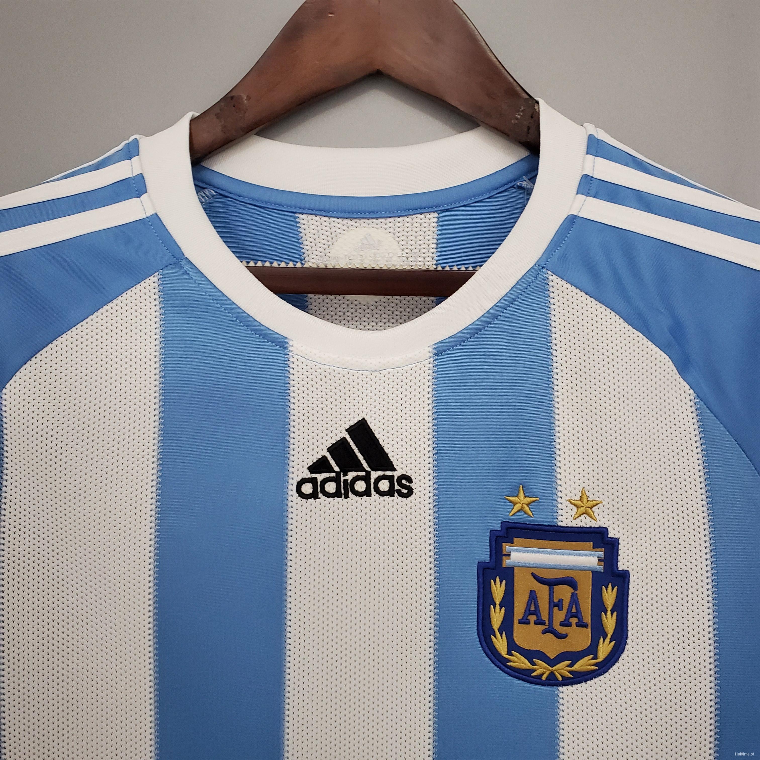 Retro 2010 Argentina home Soccer Jersey