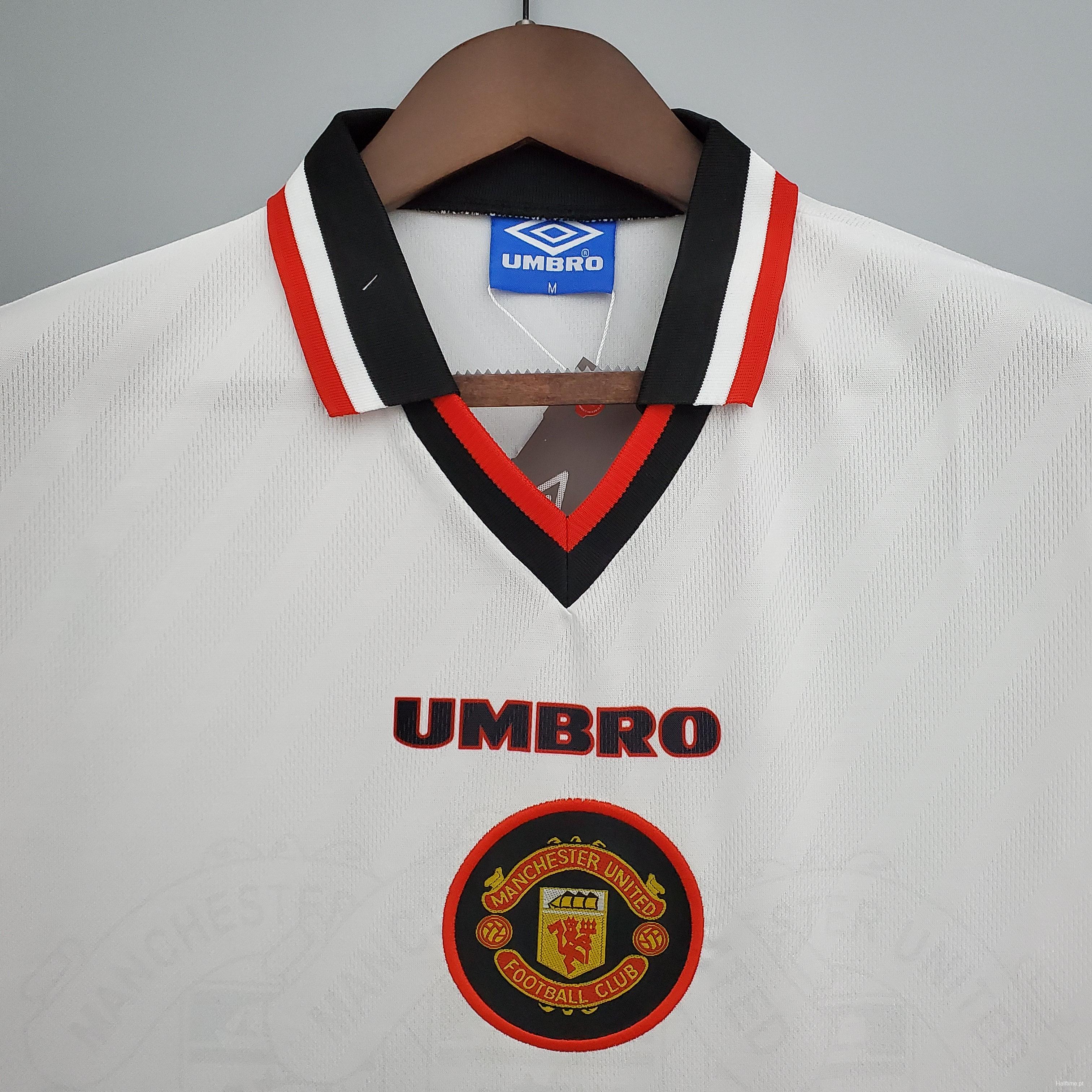 Retro Manchester United 96/97 away Soccer Jersey