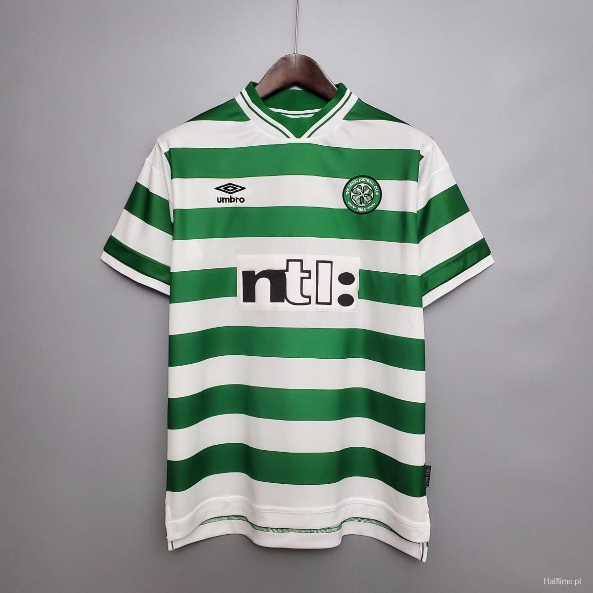 Retro 99-00 Celtics home Soccer Jersey