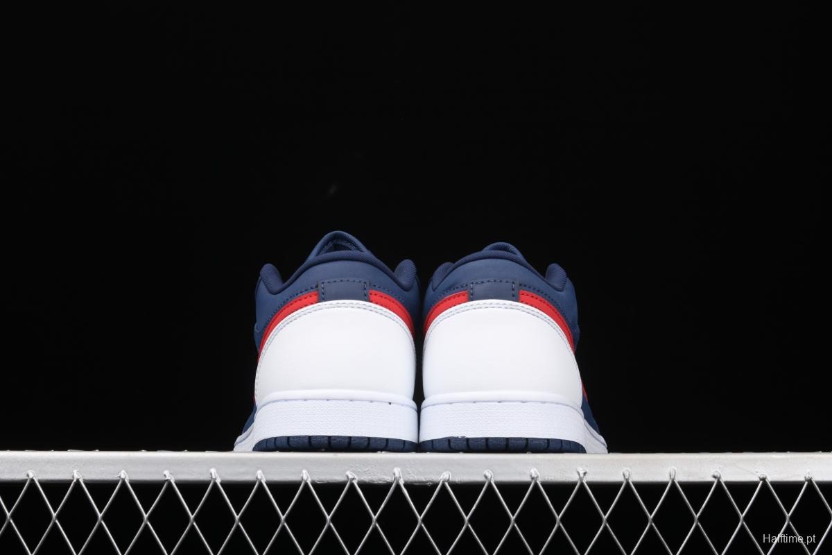 Air Jordan 1 Low Patriot Blue Red low Gang Culture Leisure Sports Board shoes CZ8454-400