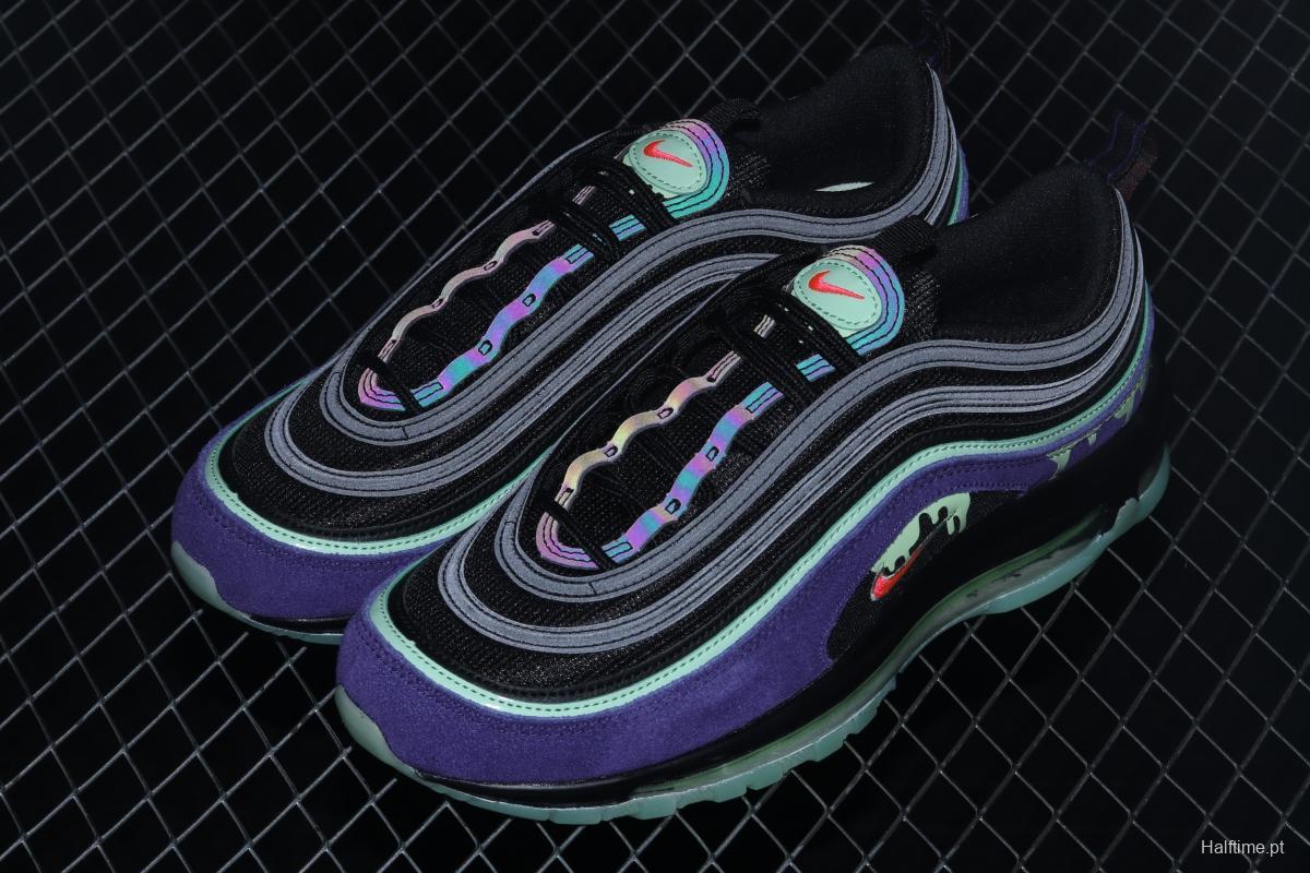 NIKE Air Max 97 Halloween theme bullet air cushion running shoes DC1500-001