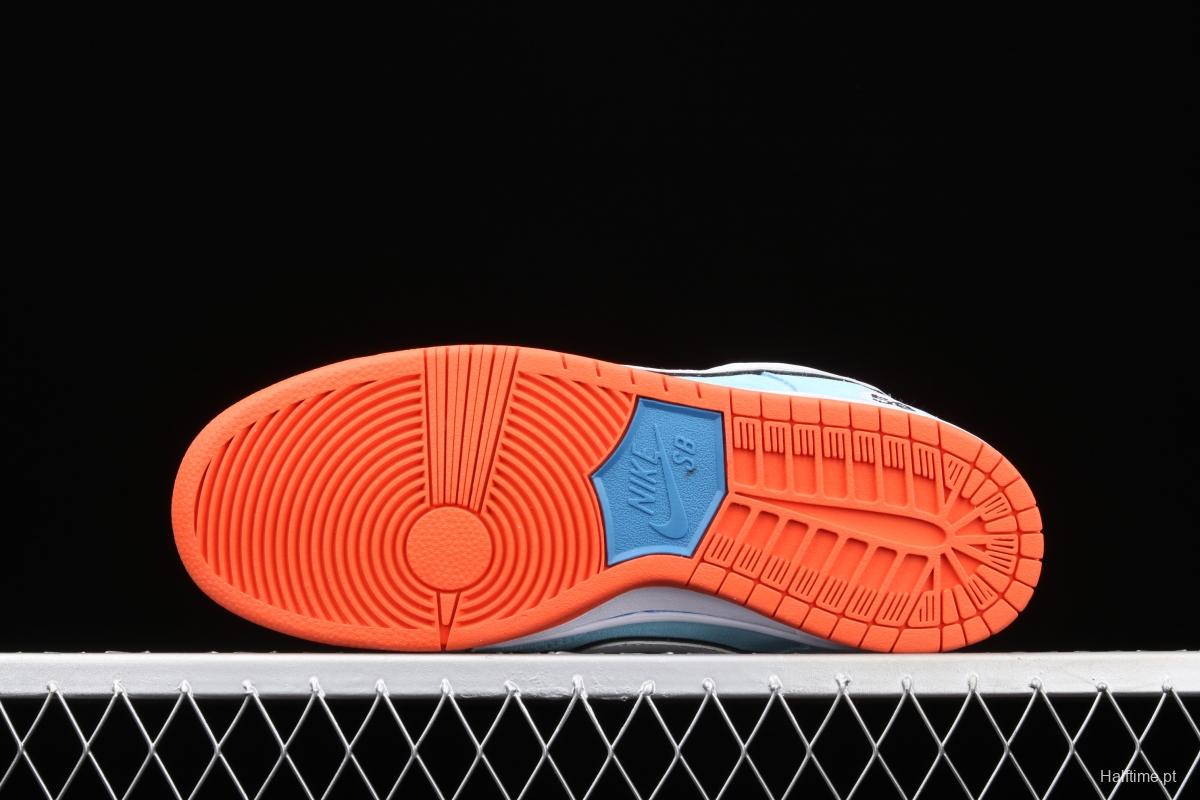 WE CLUB 58 x Nike SB DUNK Low Pro Club 58 Gulf Slam Dunk Series low side leisure sports skateboard shoes BQ6817-401