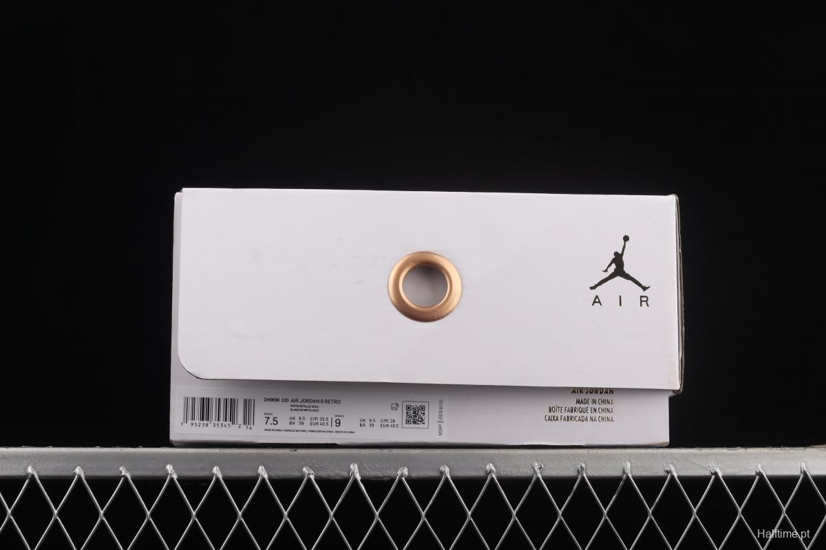 Air Jordan 6 Retro Gold Hoops tomorrow exclusive DH9696-100