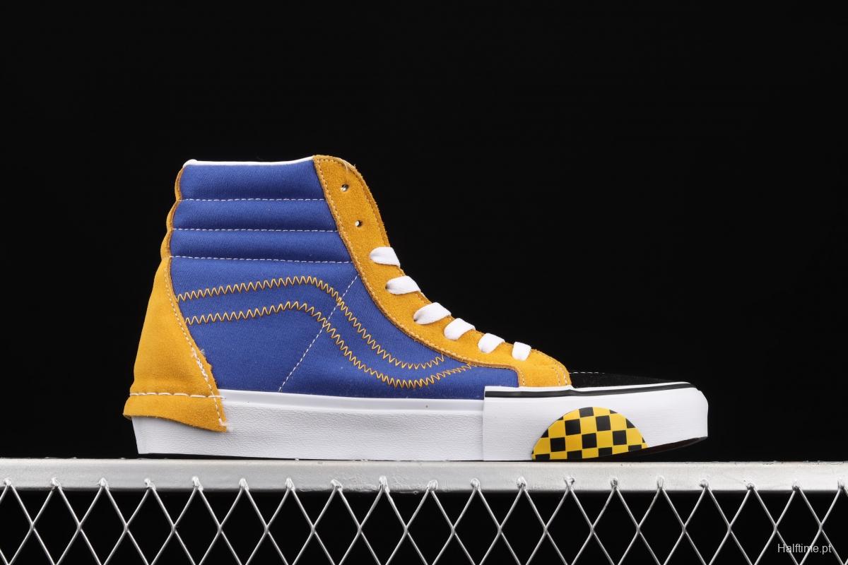 Vans SK8-Hi Reissue Ca Vance deconstructs and splices VN0A3WM15FG of high-top vulcanized shoes