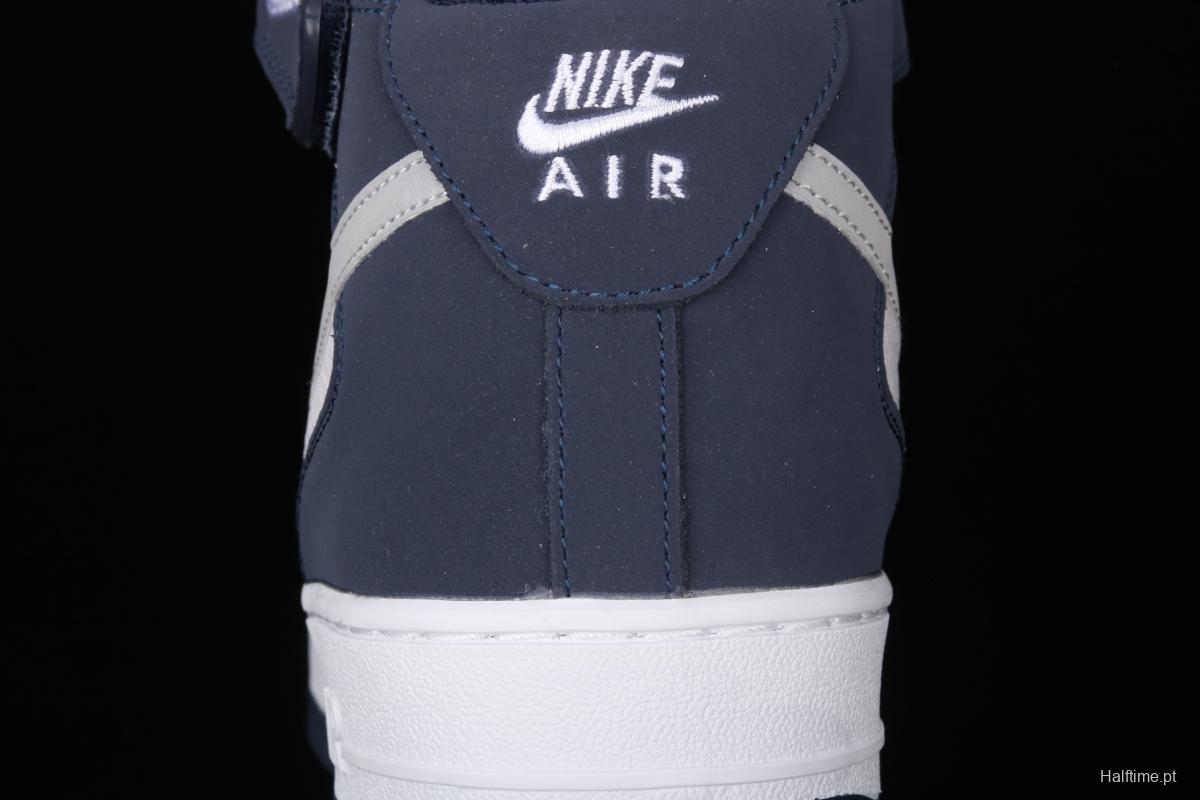 NIKE Air Force 11607 Mid midnight blue Zhongbang casual board shoes AQ2263-115