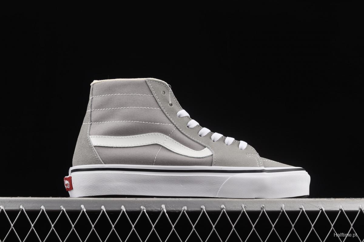 Vans Sk8-Hi Vance light gray Gaobang casual canvas shoes VN0A4U16IYP