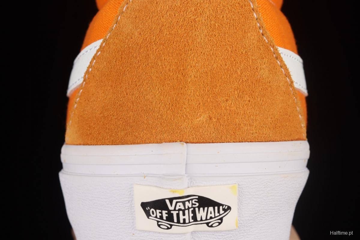 Vans Sk8-Mid 2022 Spring New Orange Soda Water Upper Skateboard Shoes VN0A3WM360C