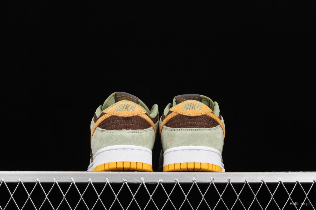 NIKE SB DUNK Low Prm green brown orange SB rebound fashion casual board shoes DH5360-300