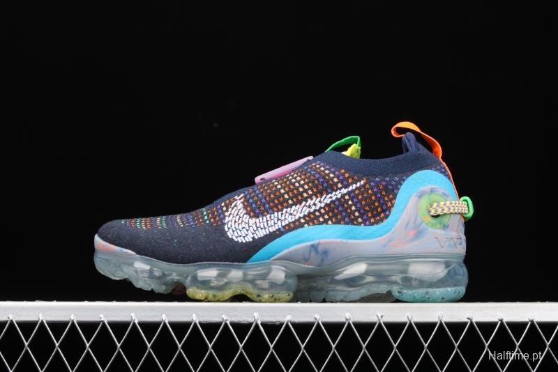 NIKE Air Vapormax 2020 Flyknit fly-woven fast tie full-palm air cushion jogging shoes CJ6740-400