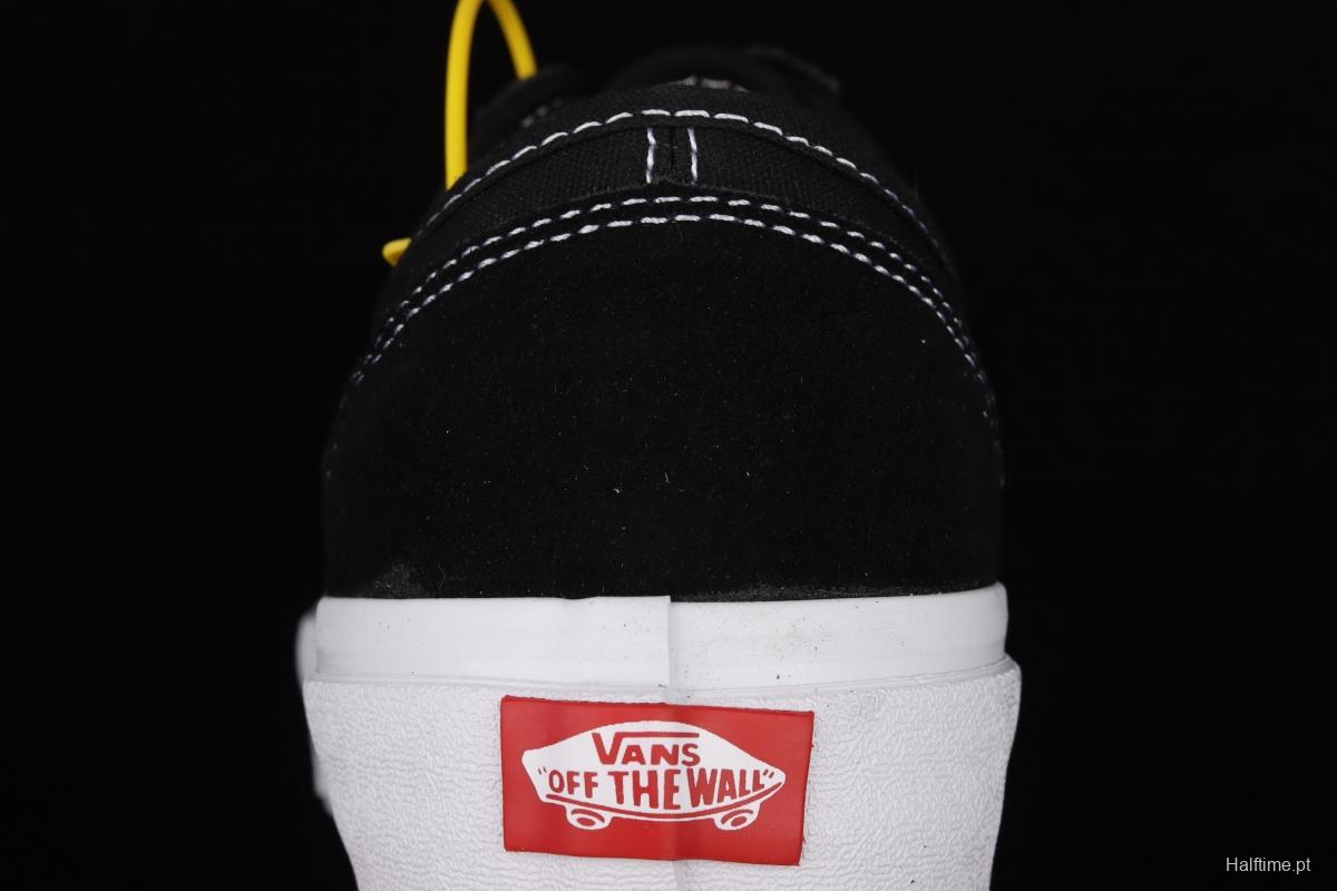 Vans Style 36 new edge half crescent toe black bran fruit green low-top casual board shoes VN0AWM33FJ