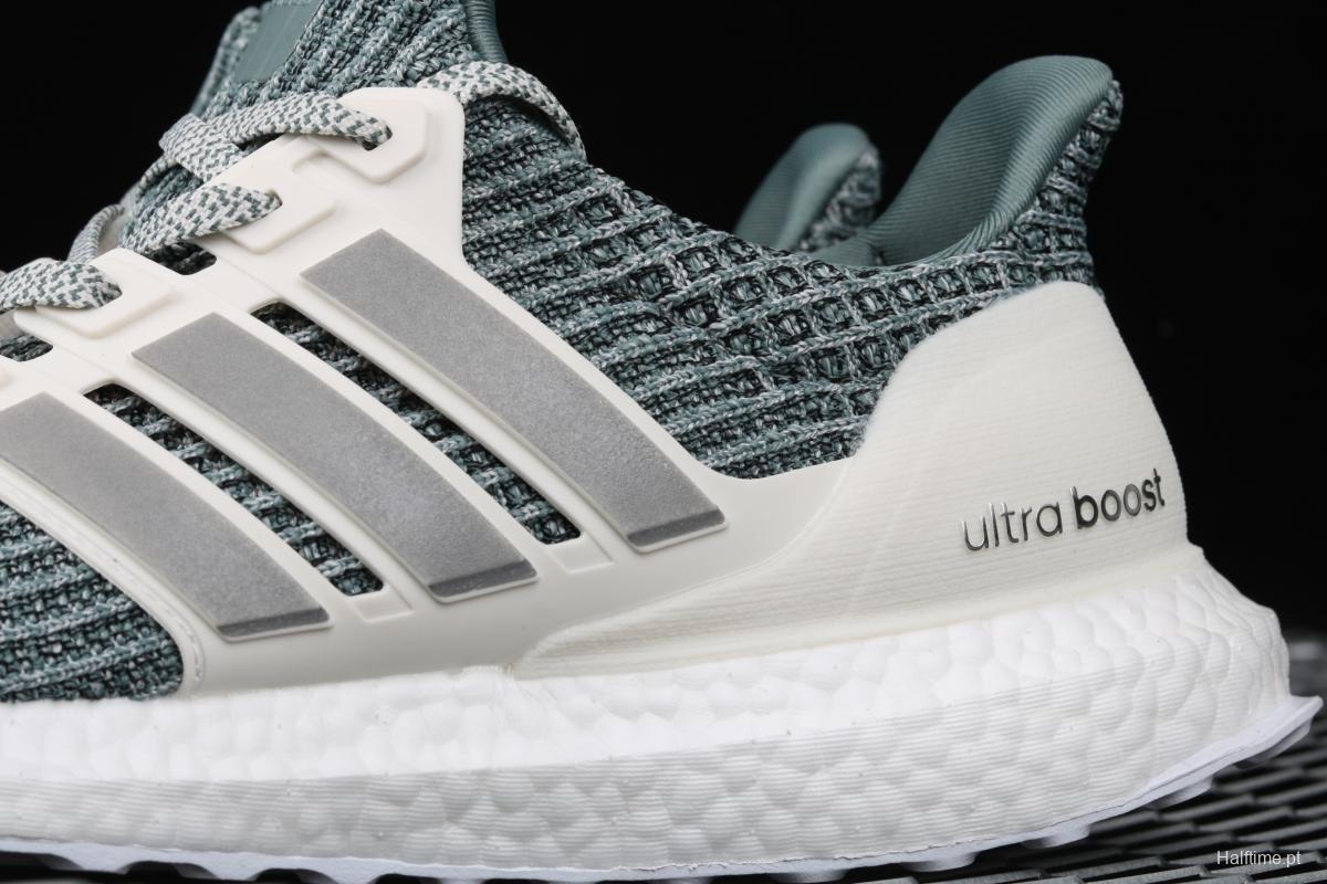 Adidas Ultra Boost 4.0 Pale Mint Green CM8272 the fourth generation of knitted striped mint green UB