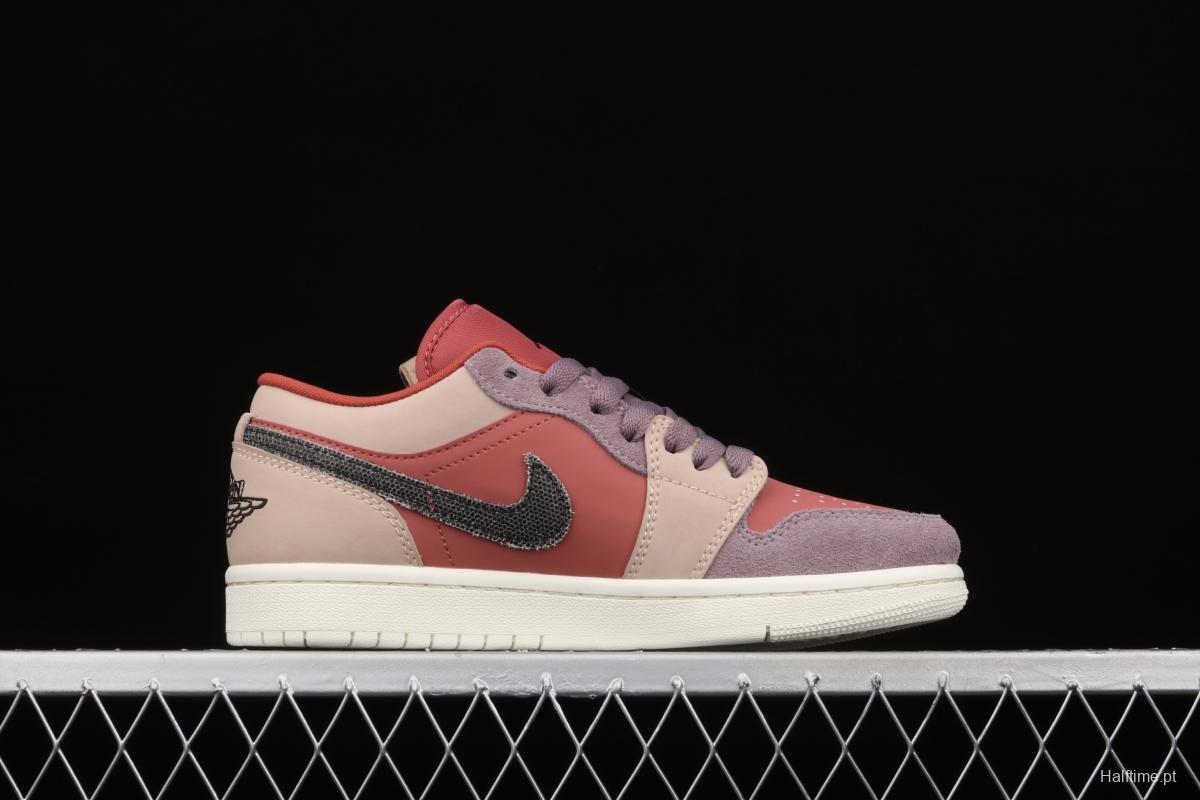 Air Jordan 1 Low pink purple splicing DC0774-602