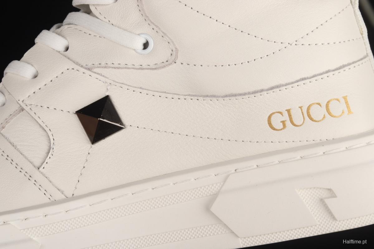 Gucci Screener GG High-Top Sneaker Gucci retro college style leisure Martin boots 02JPO63229