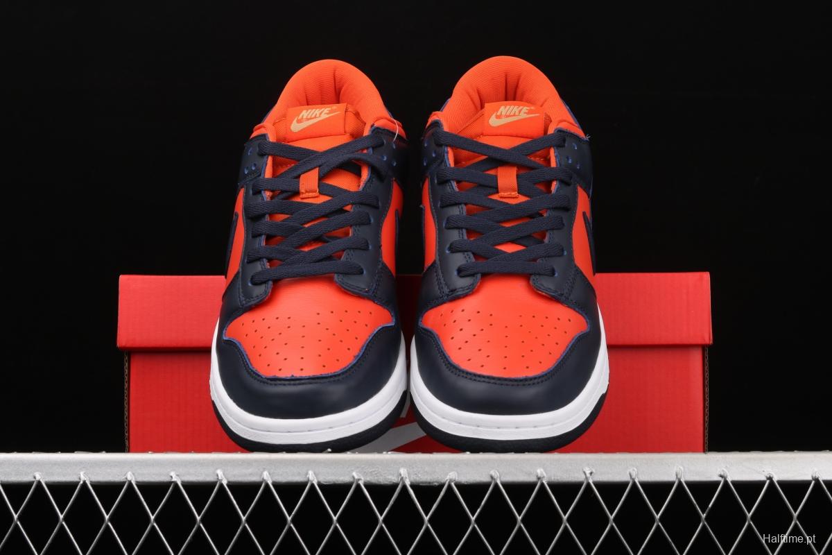 NIKE SB DUNK Low SP Fanta color matching head layer low side leisure sports board shoes CU1727-800