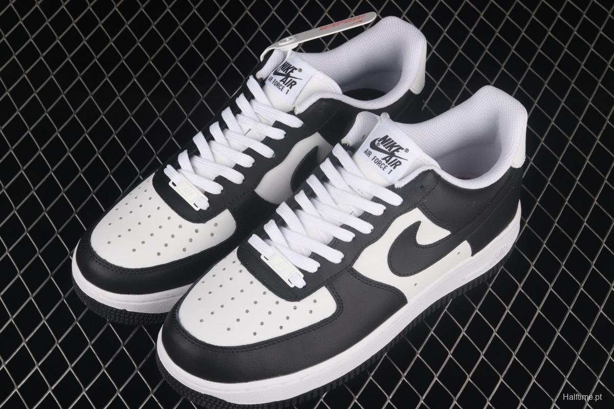 NIKE Air Force 1x 07 Low black and white panda classic low-top casual board shoes AQ4134-100