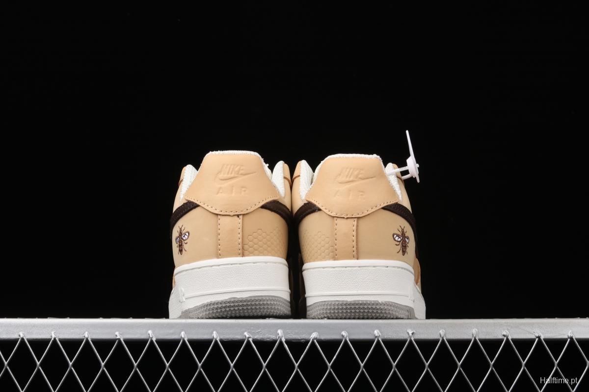 NIKE Air Force 1 Low Manchester Bee khaki brown Manchester honeybee DC1939-200