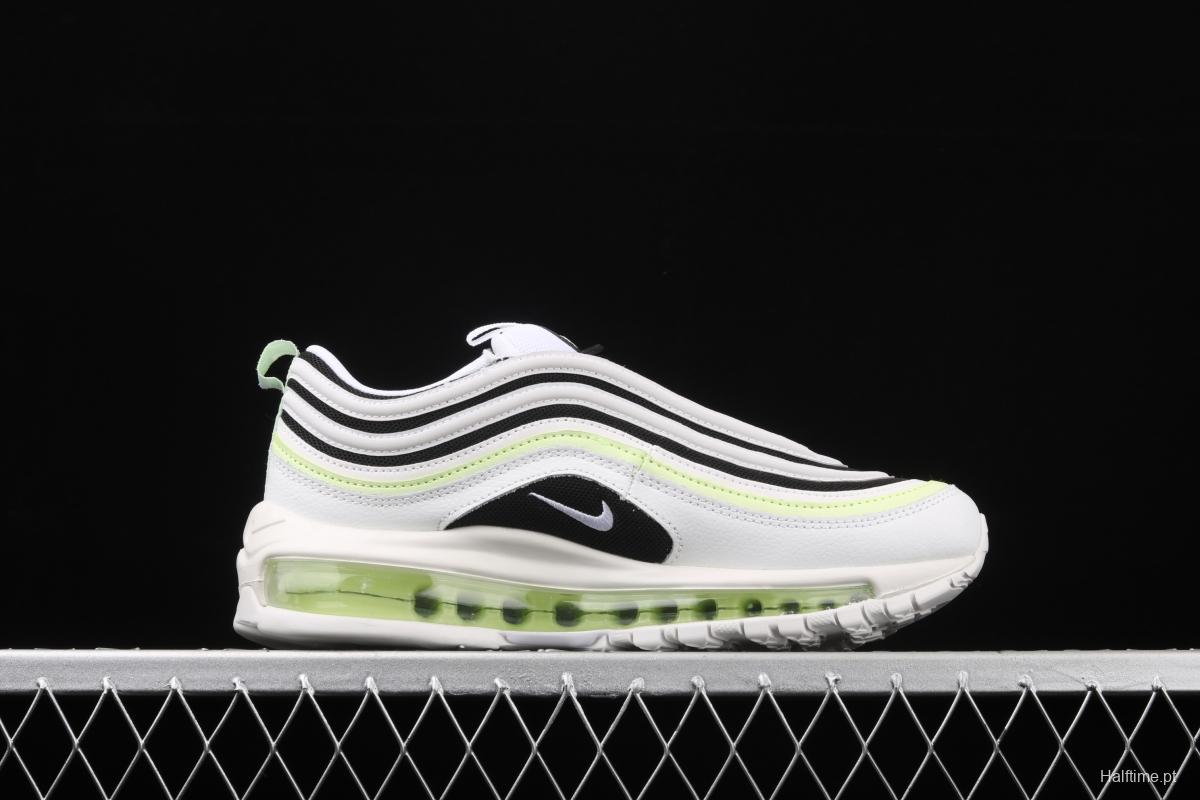 NIKE Air Max 97 XL 3M reflective white and green air cushion running shoes 921733-105