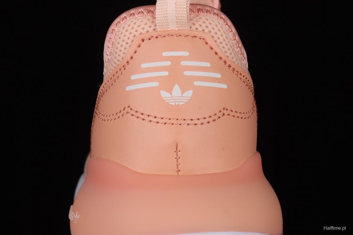 Kids Adidas ZX 2K FW2361 clover is light and breathable in summer Kids