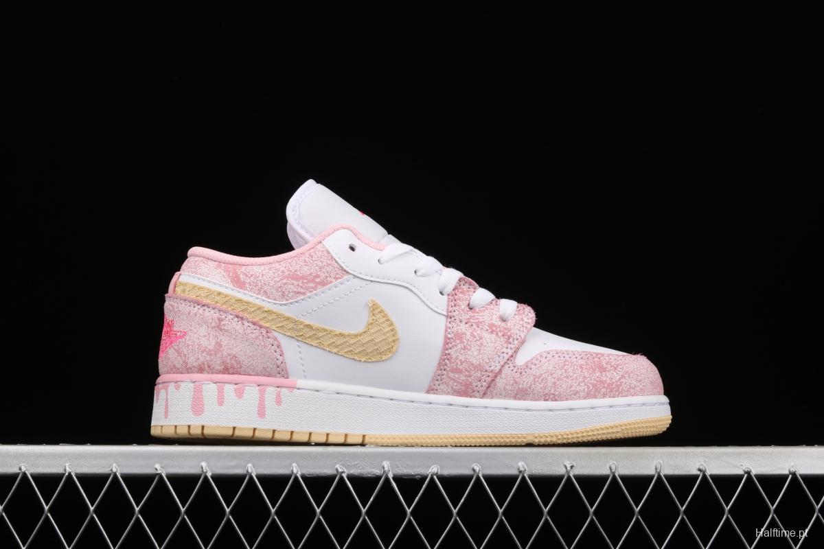 Air Jordan 1 Low GS low-top ice cream low-top basketball shoes CW7104-601