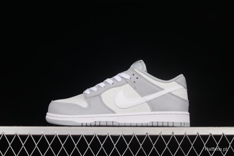 NIKE DUNK Low Retro Retro White Grey SB Buckle Breaking Backboard Fashion Casual Sneakers DJ6188-001