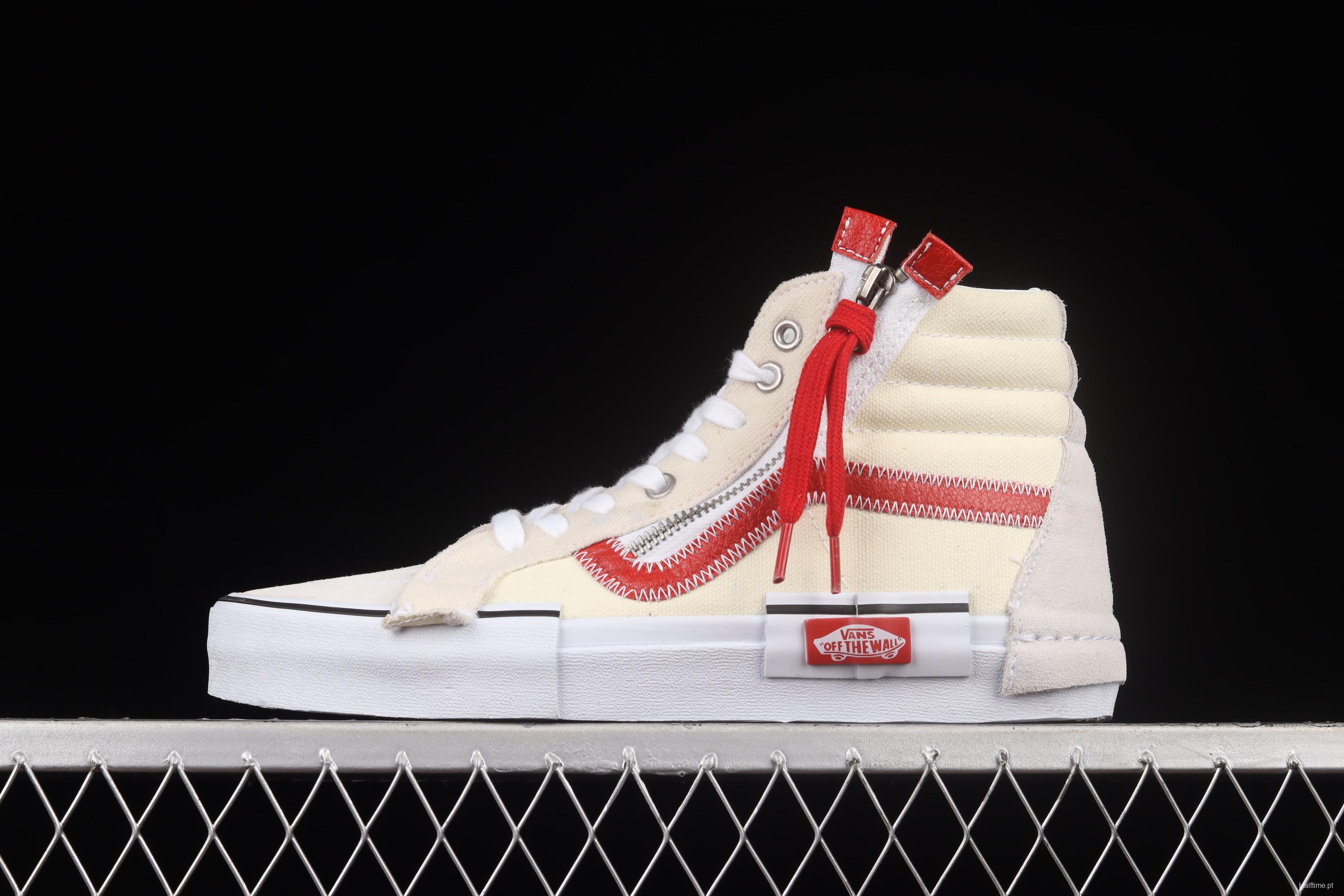 Vans Vault Sk8-Hi Reissue Ca deconstructionism high-top canvas vulcanized shoes VN0A3WM130L