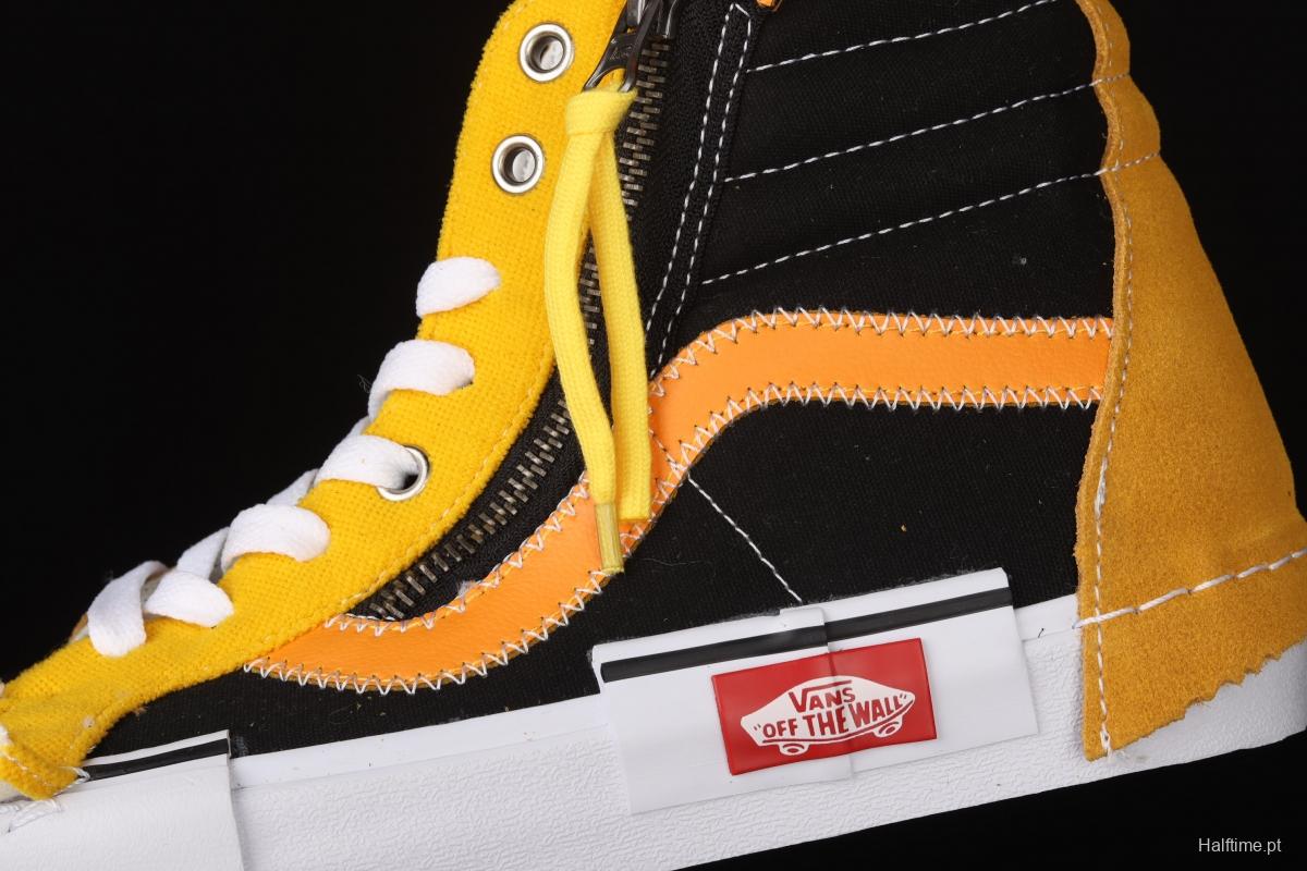 Vans SK8-Hi Reissue Ca Vance deconstructs and splices VN0A3WM15FG of high-top vulcanized shoes