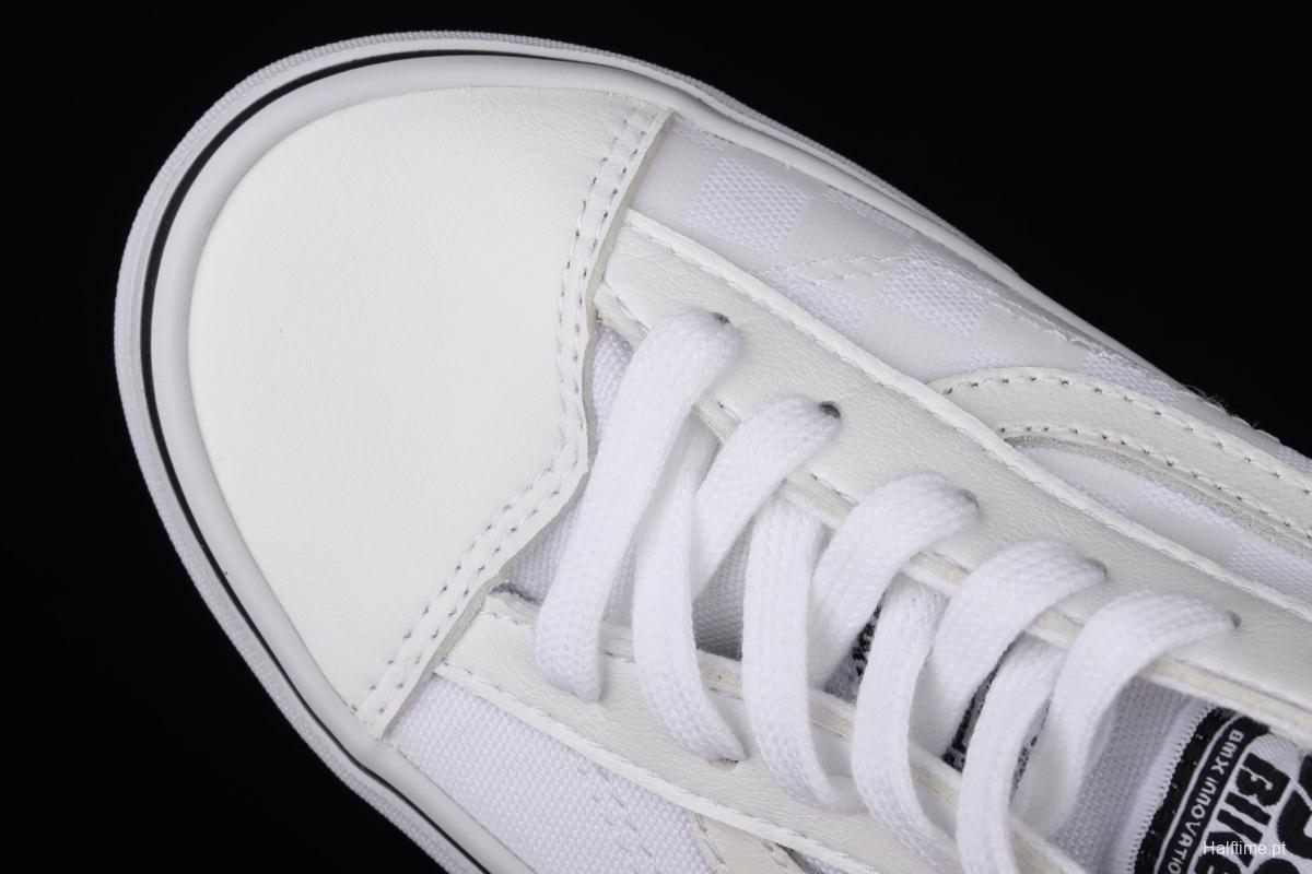 Vans x Se Bilkes Style 36 joint white 3M reflective low-top casual board shoes VN0A54F64YS