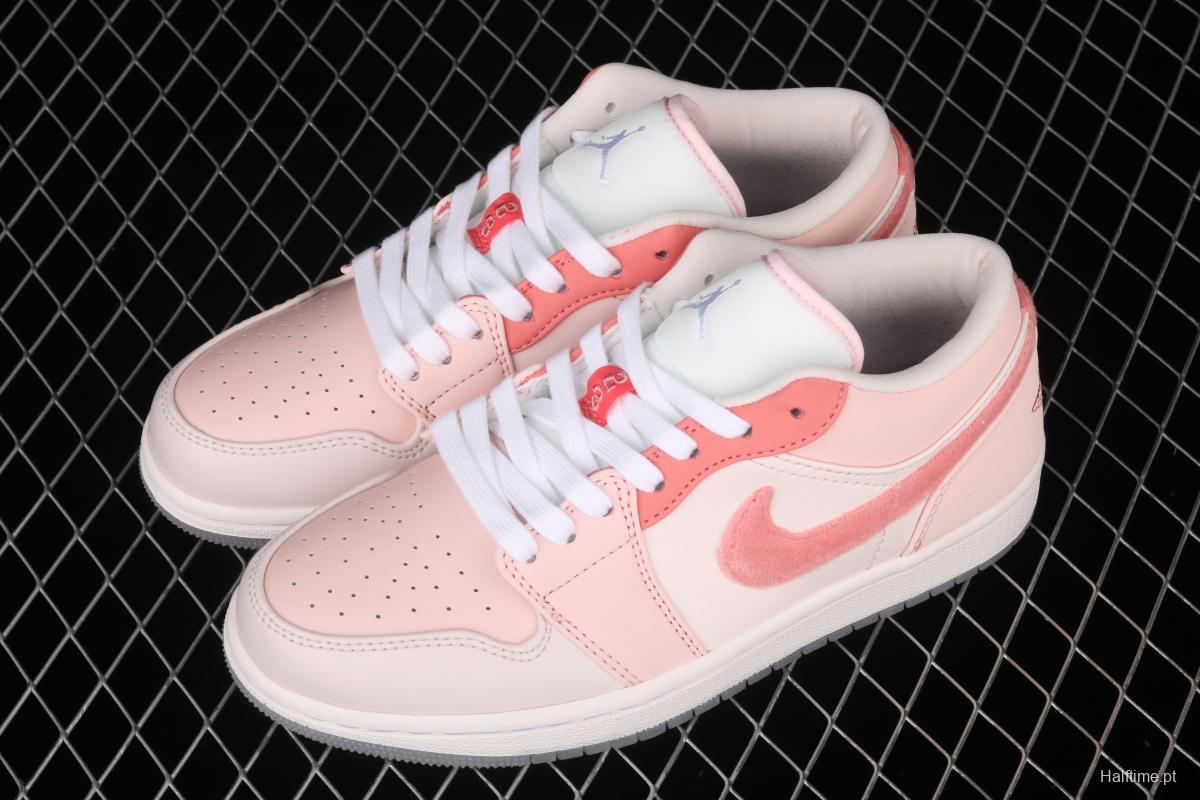 Air Jordan 1 Low two-dimensional Valentine's Day low-end retro culture basketball shoes DM5443-666