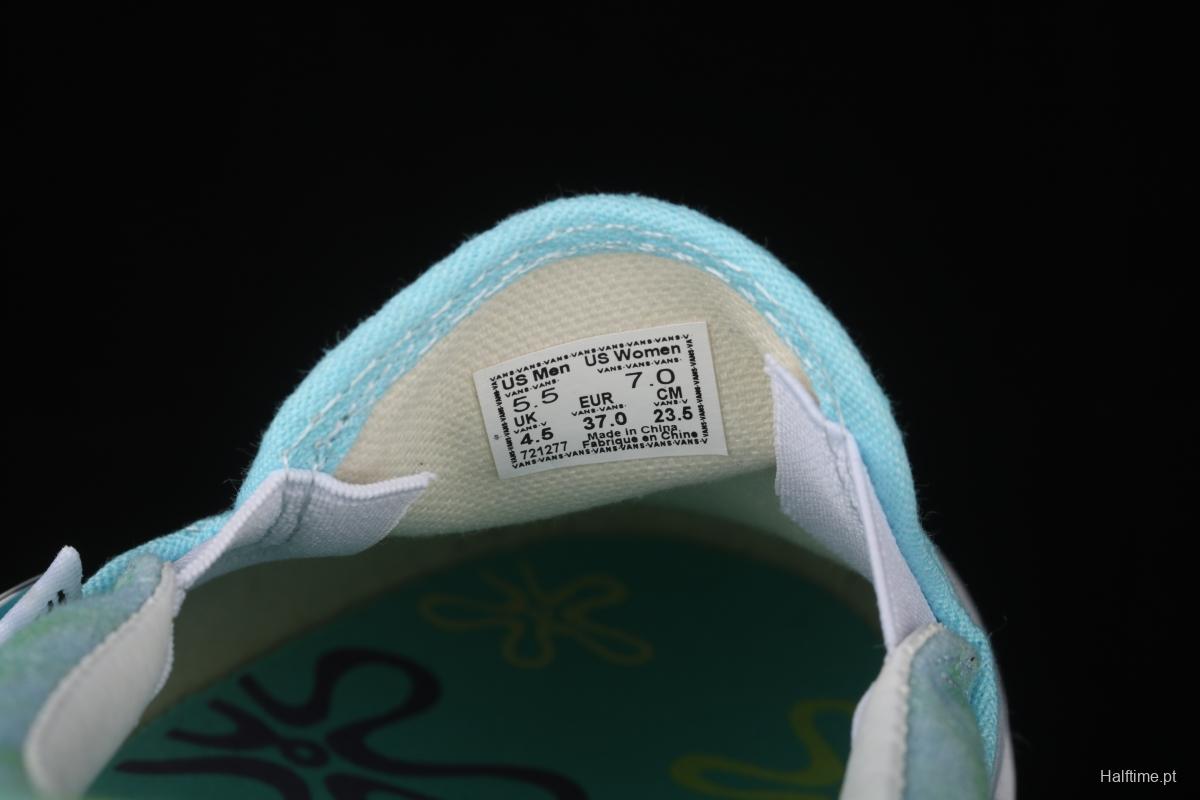 SpongeBob x Vans Classic Slip-On 2021 summer yen limited edition low-top casual board shoes VN0A5KS96SVR