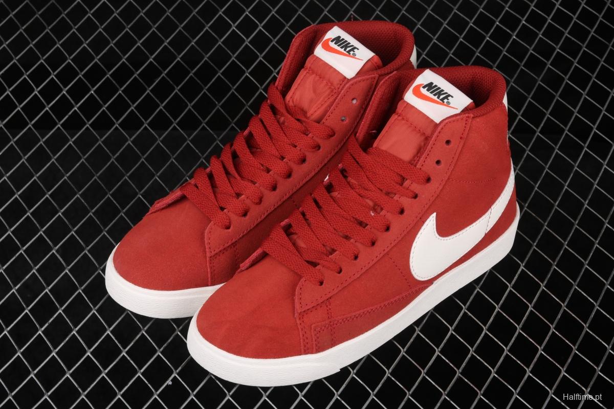 NIKE Blazer Mid Vntg Suede Trail Blazers high-top leisure sports board shoes AV9376-600