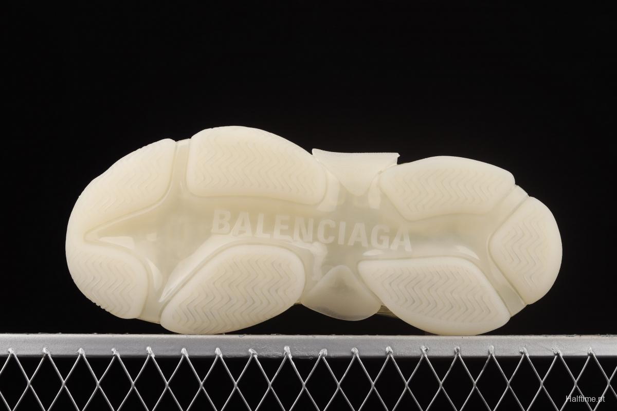 Balenciaga Triple S 3.0 full-combination nitrogen crystal outsole W2GA19100 for retro casual running shoes