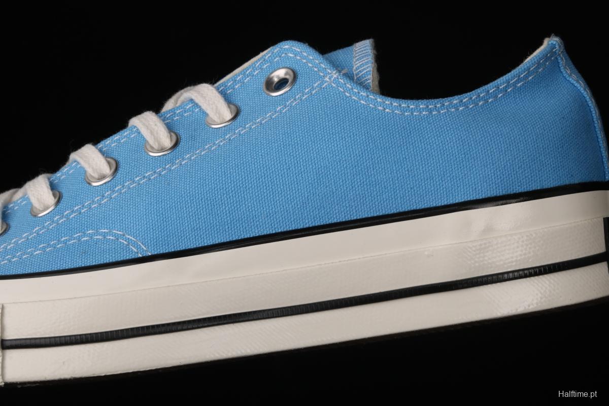 Converse Chuck 70s new spring color lake water blue matching low-top casual board shoes 171569C