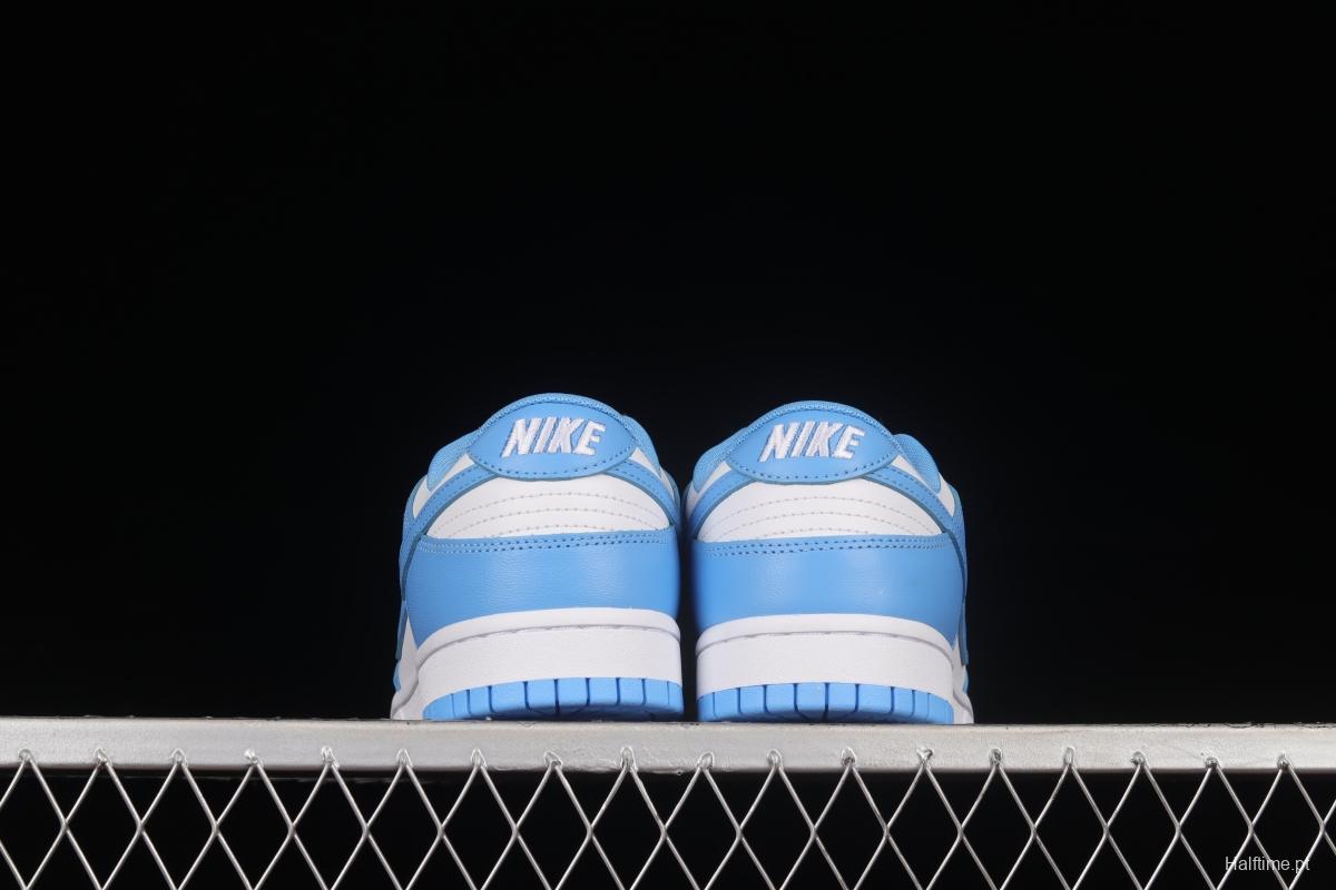 NIKE DUNK Low University Blue white blue North Carolina white and blue dunk series low-top casual sports skateboard shoes DD1391-102