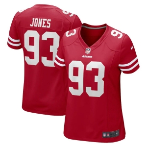 Women's D.J. Jones Scarlet Player Limited Team Jersey