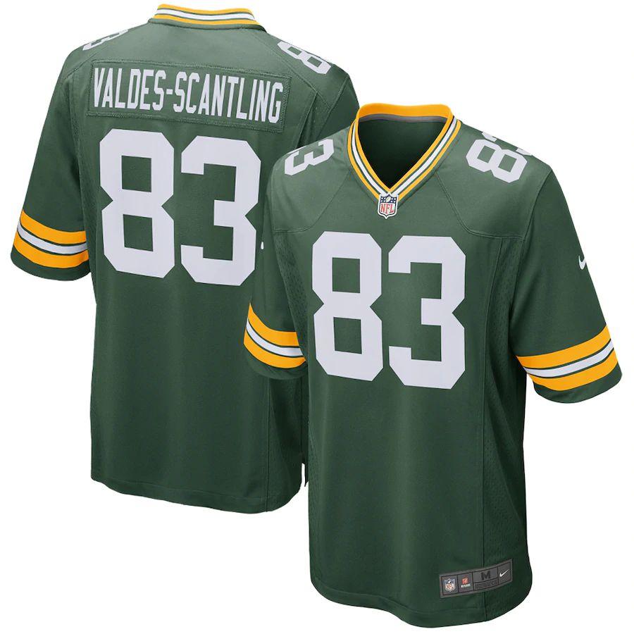 Men's Marquez Valdes-Scantling Green Player Limited Team Jersey