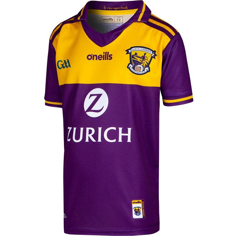 Kids Wexford GAA 2 Stripe Home Jersey