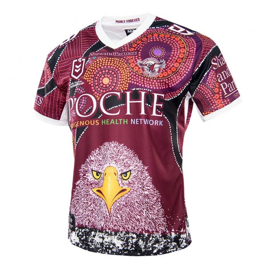 Manly Warringah Sea Eagles 2021 Mens Indigenous Rugby Jersey