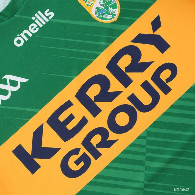 Kerry GAA 2021 Men's Home 2 Stripe Rugby Vest