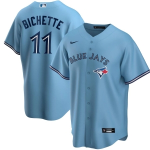 Men's Bo Bichette Powder Blue Alternate 2020 Player Team Jersey