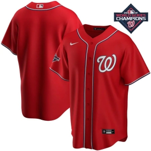 Men's Red 2019 World Series Champions Alternate Team Jersey