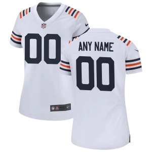 Women's 2019 Alternate White Classic Custom Game Team Jersey