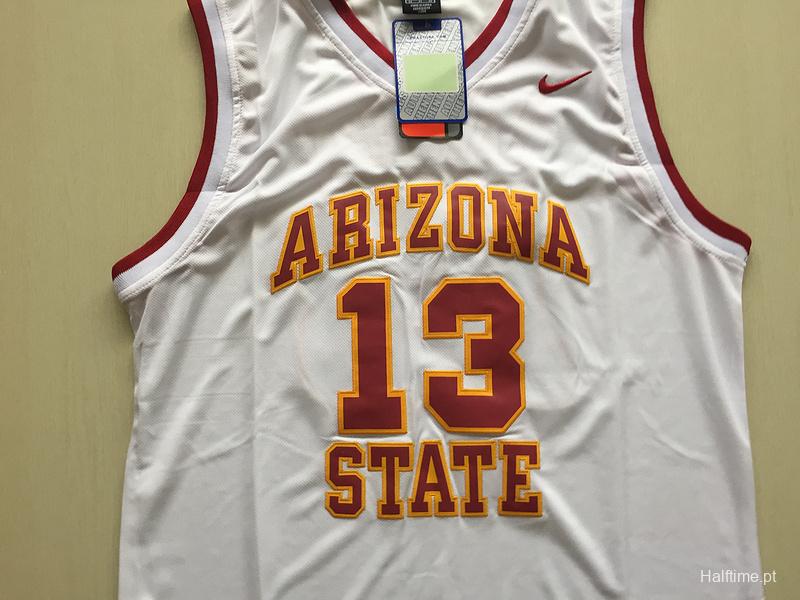 James Harden 13 Arizona State College White Basketball Jersey