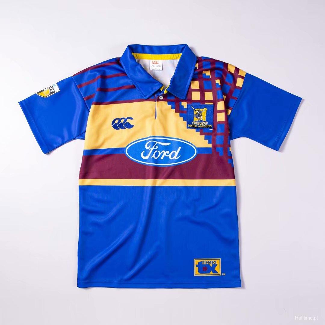 Otago Highlanders 1997-99 Men's Retro Rugby Jersey - Halftime