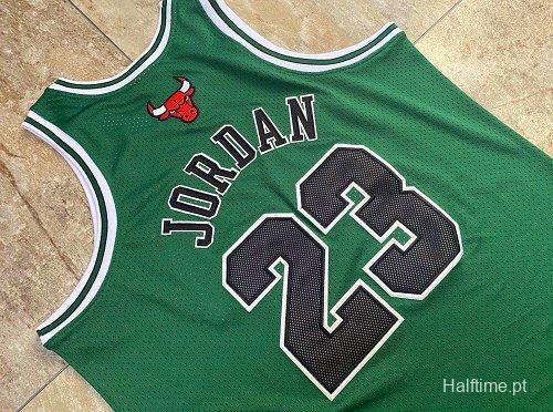 Men's Michael Jordan Green Retro Classic Team Jersey