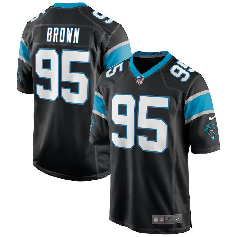 Men's Derrick Brown Black 2020 Draft First Round Pick Player Limited Team Jersey