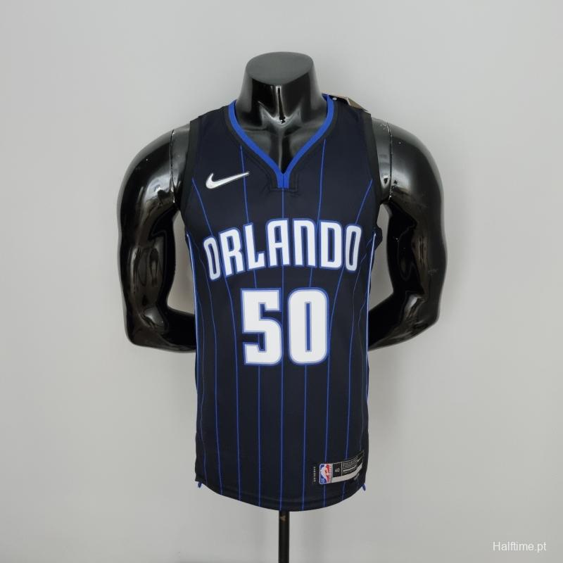 75th Anniversary Anthony#50 Orlando Magic Black NBA Jersey