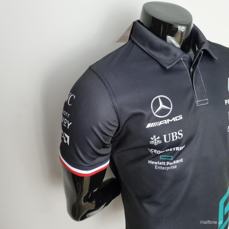 2022 F1 Formula One; Mercedes Benz #63 Polo Black