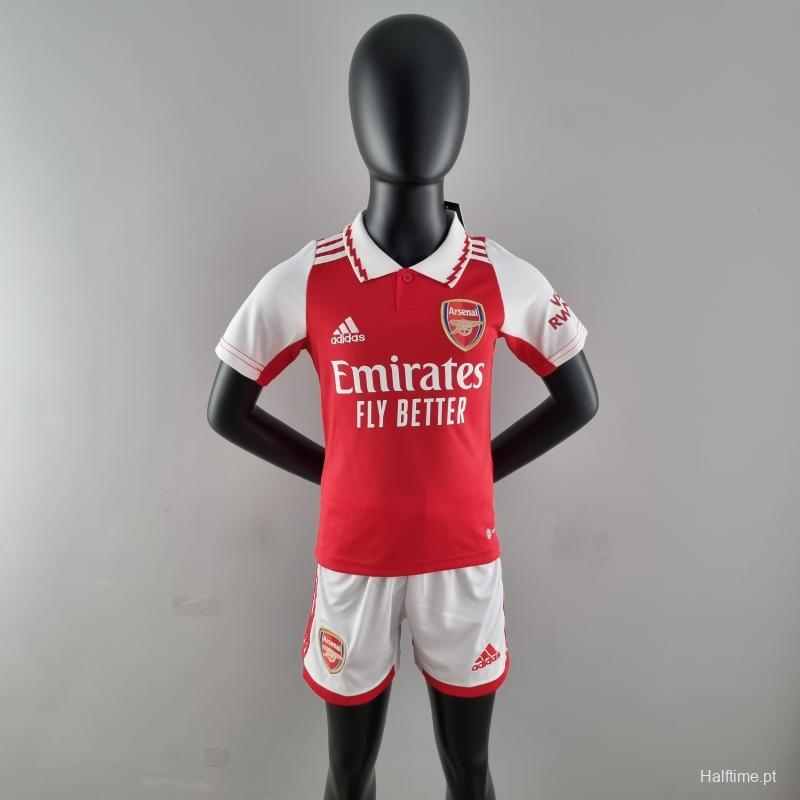 22/23 Arsenal Home Kids SIZS:16-28 Soccer Jersey