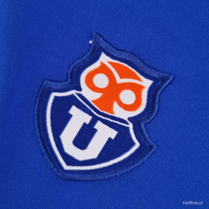 Retro 2011 Long Sleeve Universidad De Chile Home Soccer Jersey